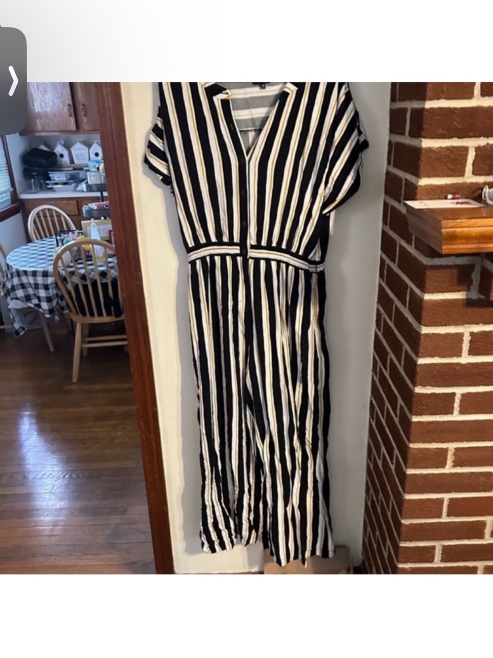 Who What Wear women's jumpsuit Size XXL STRIPES
